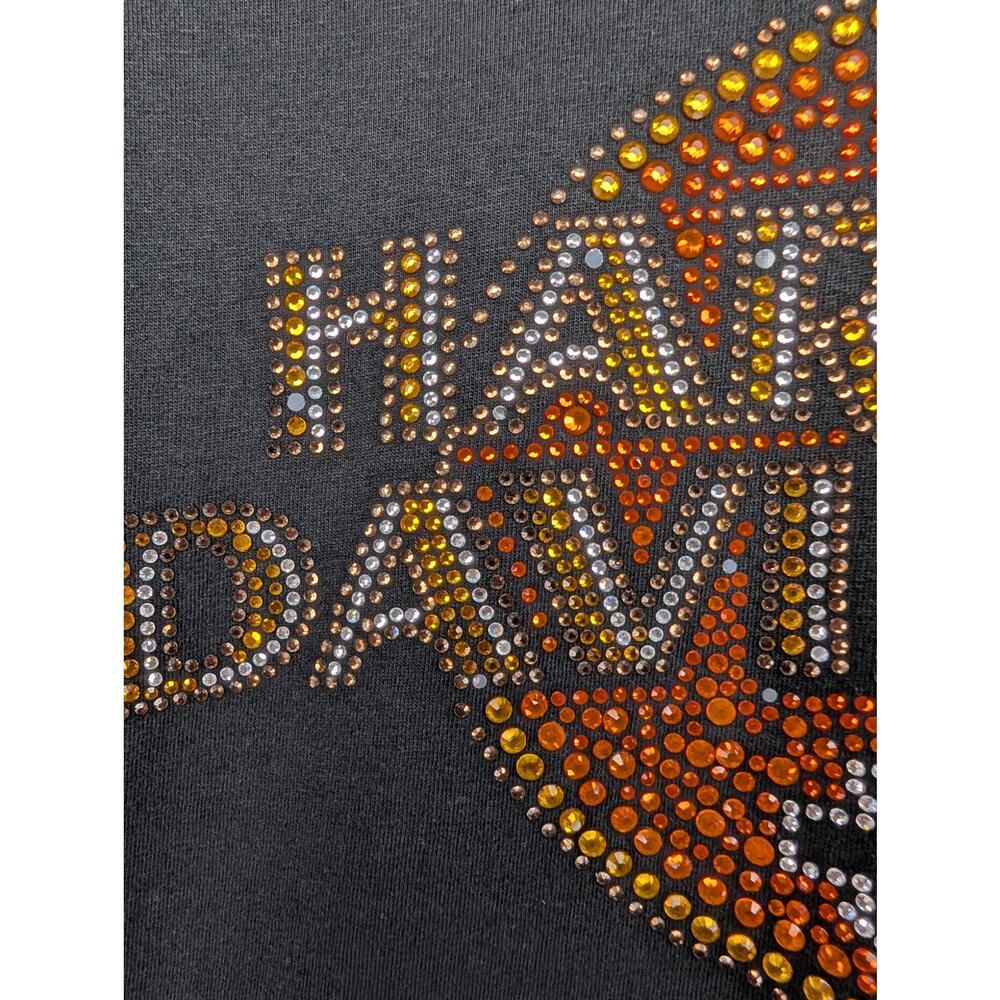 Harley Davidson Rhinestone Bling Silverton Tee Shirt - Picture 6 of 7